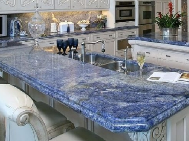 Blue Granite Countertop