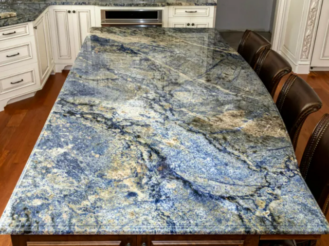 Granite Countertop in Blue